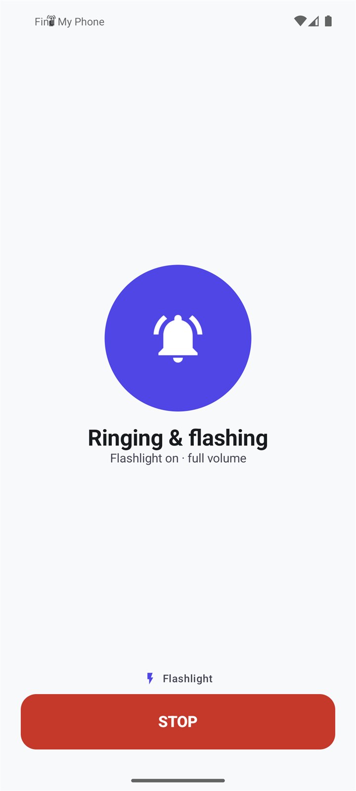 Find My Phone - ringing